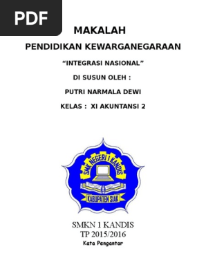 Makalah Integritas Nasional