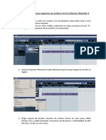 Cómo Exportar Un Audio en Nuendo