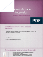 Cómo Hacer Intervalos en Las Tablas de Frecuencia