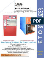 Hospital ETO Sterilizers: Automatic, Semi-Automatic & Manual Models