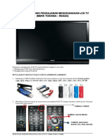 Petunjuk Teknis Pengajaran Menggunakan LCD TV (Toshiba)