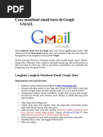 Download Cara Membuat Email Baru Di Google GMAIL by R L SN299744722 doc pdf