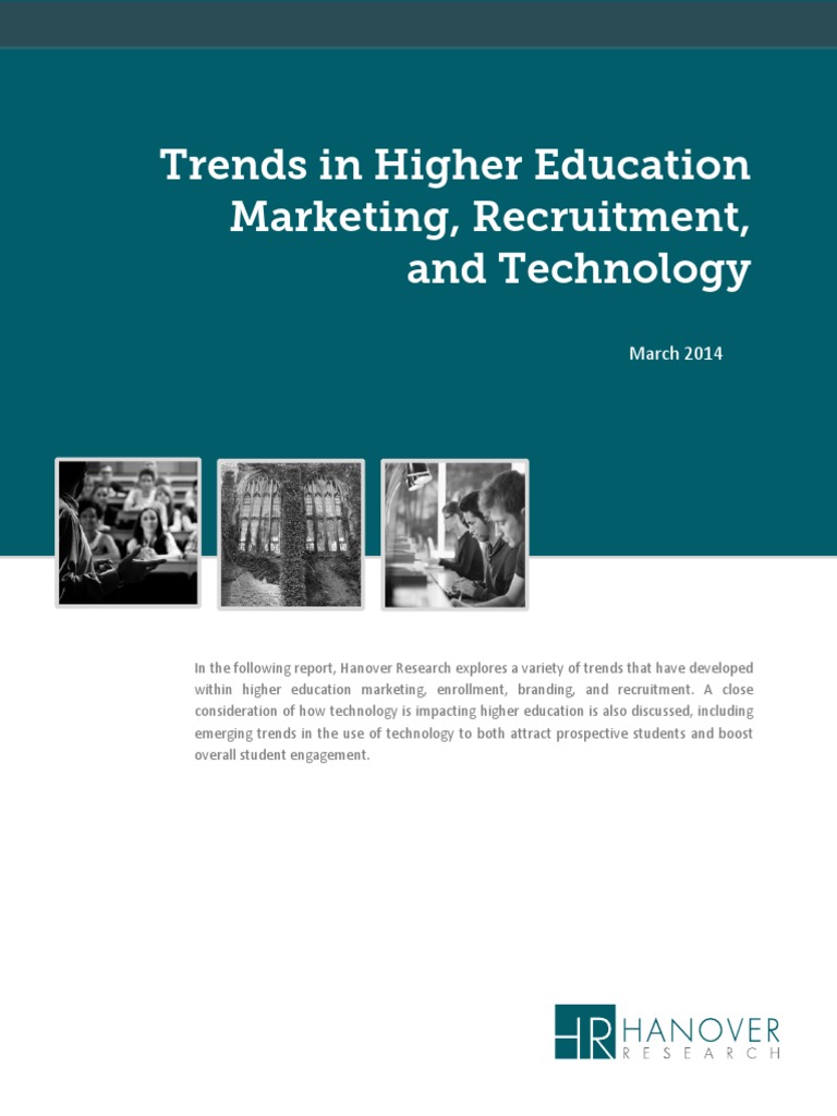Trends in Higher Education Marketing Recruitment and Technology 2 | PDF ...