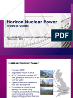 Horizon Nuclear Power Progress Update