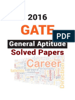 General Aptitude For Gate