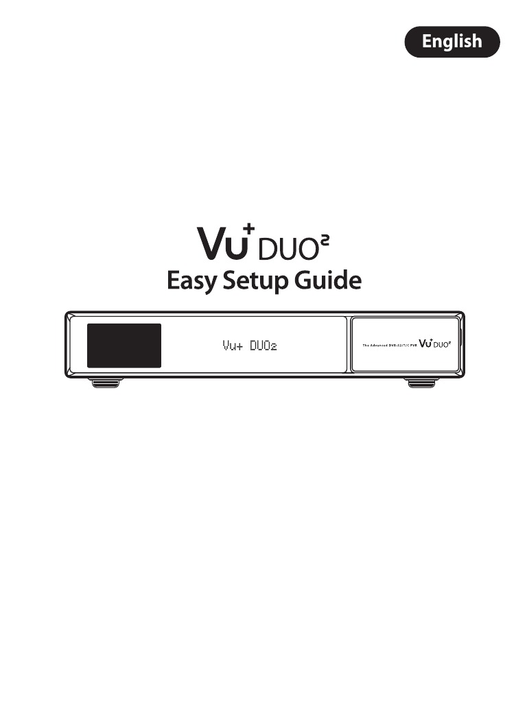 Vu+ Duo2 Setup and Configuration Guide | PDF | Hdmi | Electronic ...