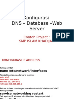 Konfigurasi DNS Web Database Server