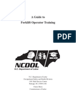 A Guide to Forklift Operator Training