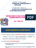 Calendrier National de Vaccination 2015