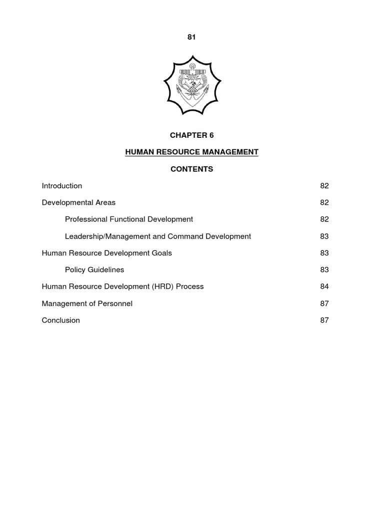 HR Development Goals PDF | PDF