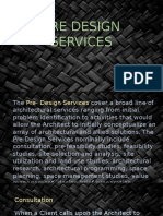 Pre Design Services