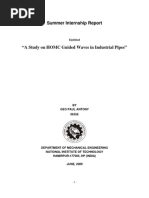 A Study On HOMC Guided Waves in Industrial Pipes