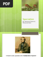Speciation 1 SHAHRIL