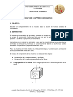 Laboratorio de Compresion de Maderas PDF