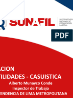 Sunafil: Participación en Las Utilidades - Casuística