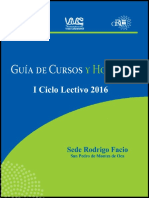 Guia de Cursos y Horarios