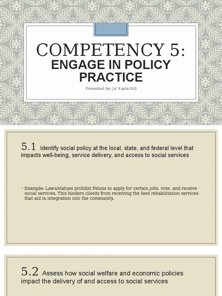 Engaging in Social Policy Practice | PDF