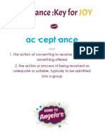 Ac Cept Ance: Acceptance:Key For