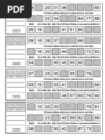 bingo housie ticket generator excel sheet