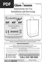 Download Glow Worm 30-40-50f boiler instructions by Bandit1958 SN29980816 doc pdf