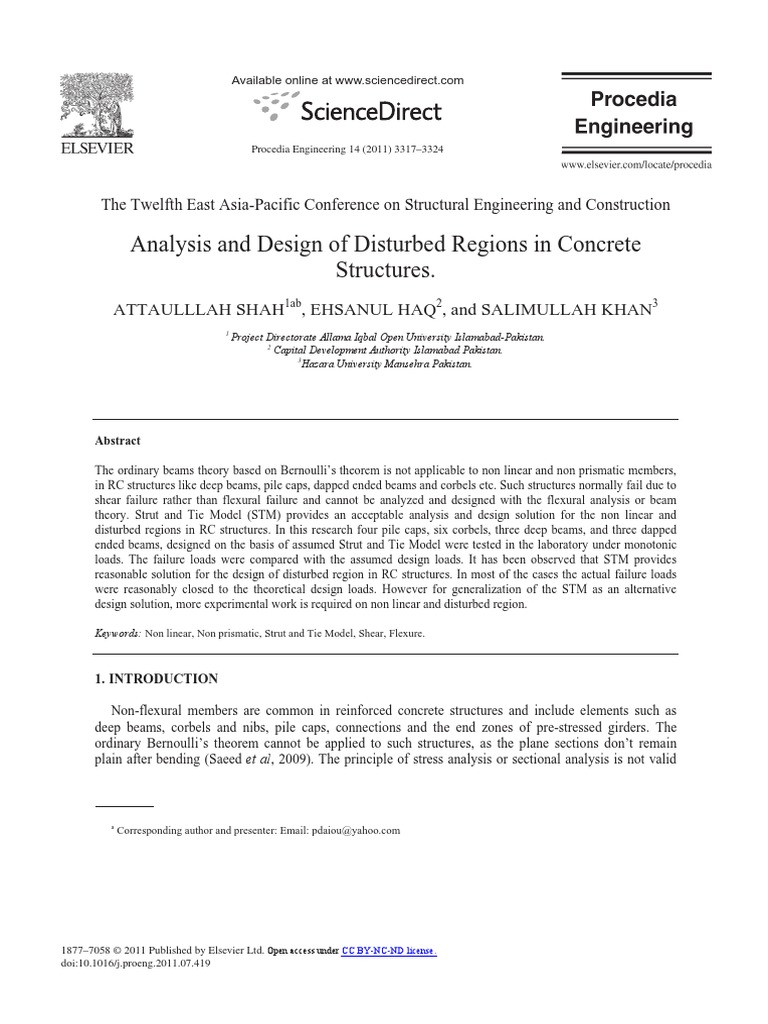 Strut and Tie Model for Dapped Beams | PDF | Truss | Beam (Structure)
