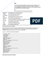 Env Var Guide