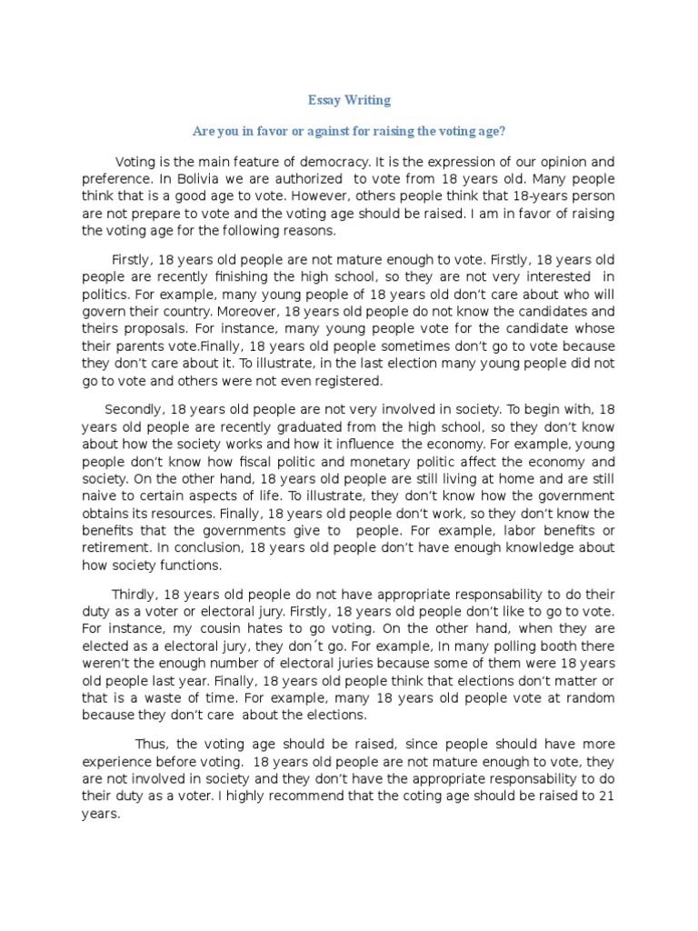 Right to vote essay picture