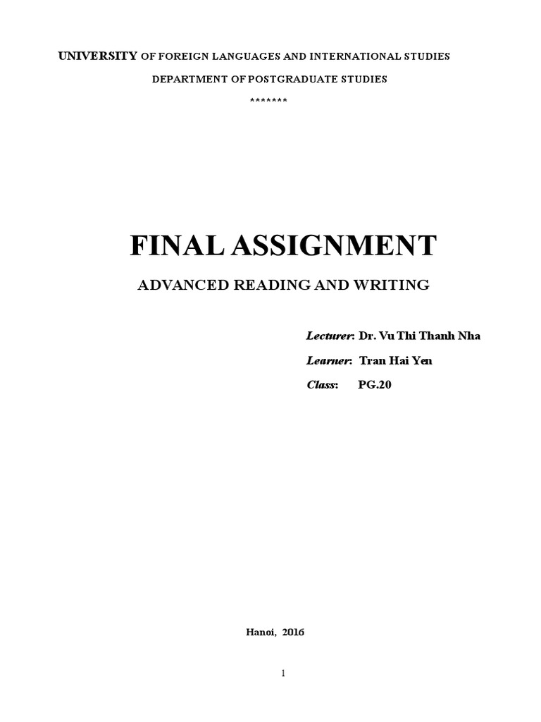 Advanced Reading and Writing PDF Teachers Cognition