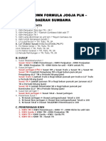 Breakdown Formula Jogja PLN