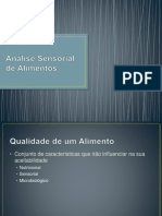 Análise sensorial de alimentos