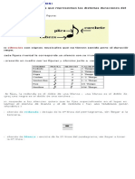 Ubicación notas clave sol pentagrama