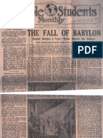 Watchtower: The Fall of Babylon, 1917