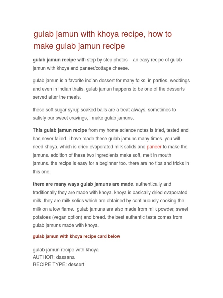 Delicious Gulab Jamun