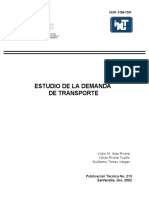 ESTUDIO DE LA DEMANDA DE TRANSPORTE