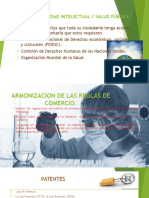 Diapositivas Propiedad Intelectual y Salud Publica