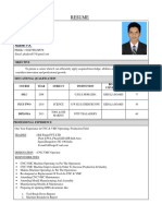 Resume Sample