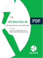 IEA Wind Task 26: The Past and Future Cost of Wind Energy