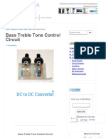 Bass Treble Tone Control Circuit - Electronic Circuits