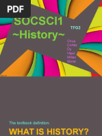 Branches of Social Sciences - History