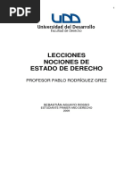 Nociones Estado de Derecho (Teoría Del Derecho II) Sebastián Aguayo 2009