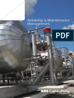 Reliability and Maintenance Management