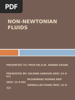 Transport Phenomena Presentation on Non-newtonian Fluids