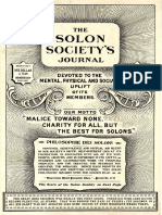 The Solon Society's Journal - 1905