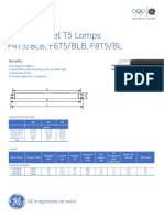 GE Ultraviolet T5 Lamps F4T5/BLB, F6T5/BLB, F8T5/BL: Lighting