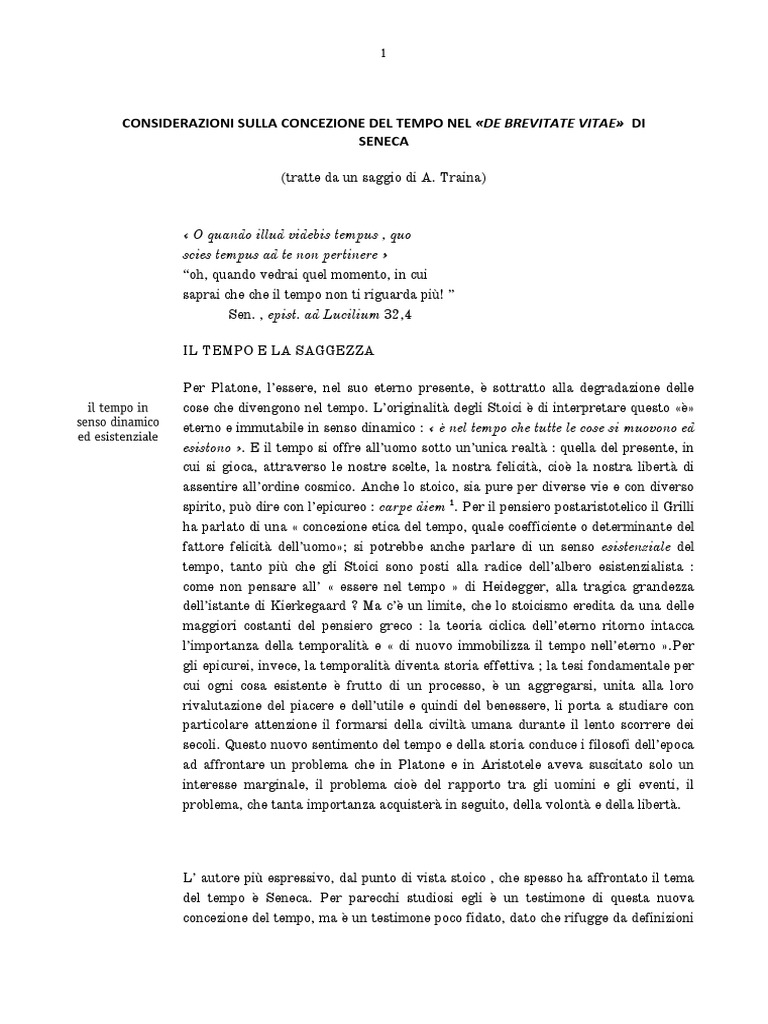 Seneca Tempo De Brevitate