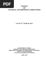 Ministry of Labour Government Employee Census Report 2011