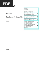 1 2 3 4 5 6 Simatic Teleservice S7 Library V6.1: Manual