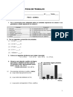 Ficha de Trabalho FQ