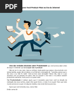 Dicas Para Aumentar Sua Produtividade Na Internet