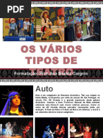 Os varios tipos de teatro